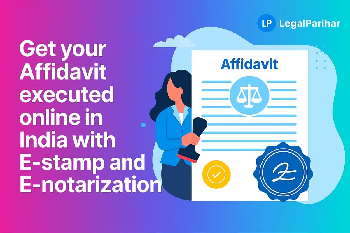 Marriage Affidavit Drafting and E-stamping portal interface