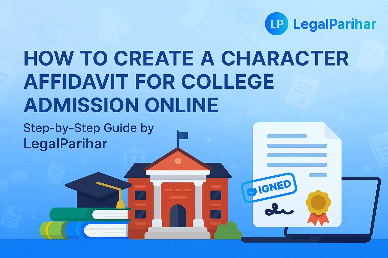How to Create a Character Affidavit for College Admission Online