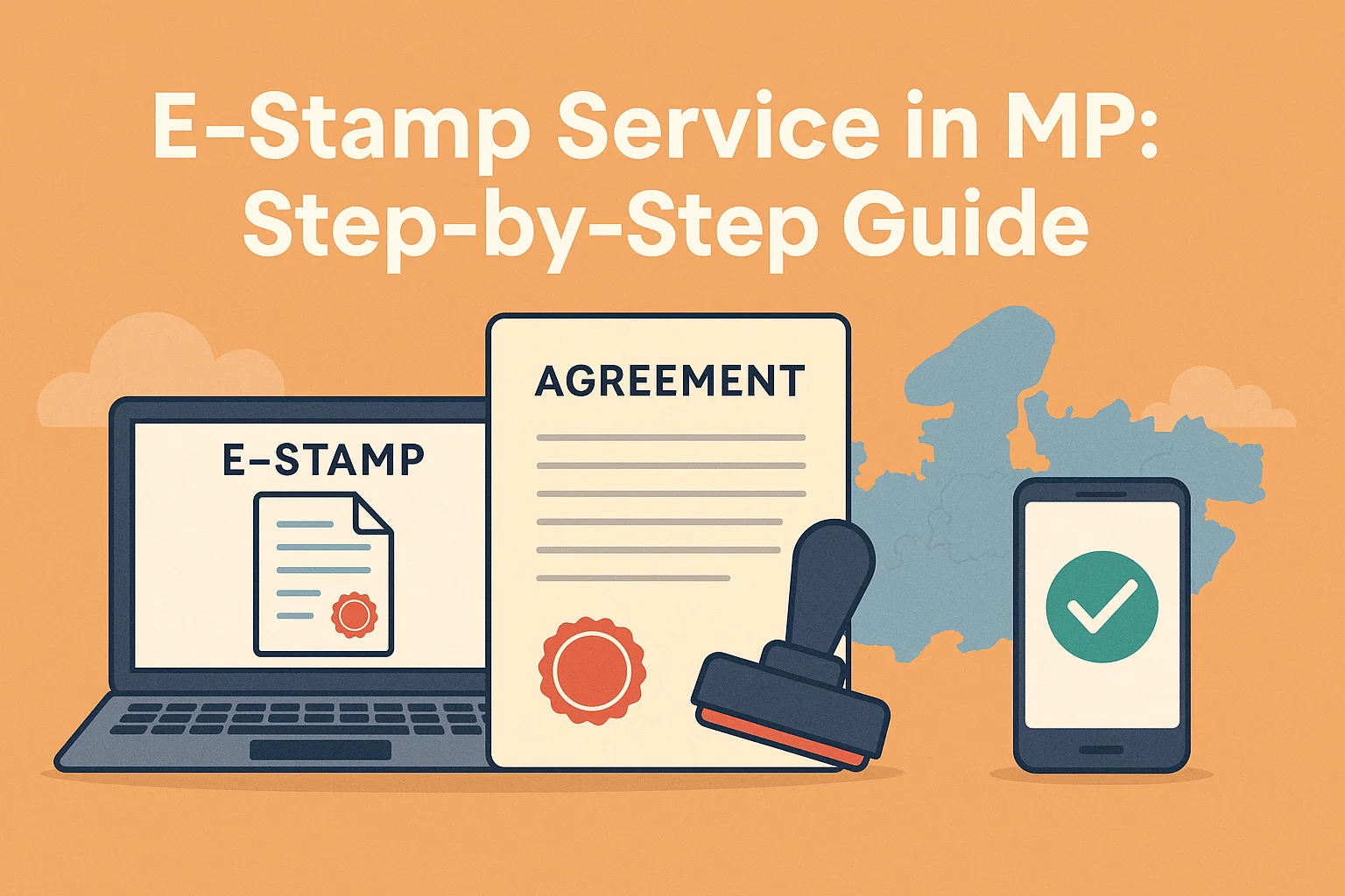 E-Stamp Service MP - Complete Step-by-Step Guide | LegalParihar - Featured image for legal blog post by LegalParihar