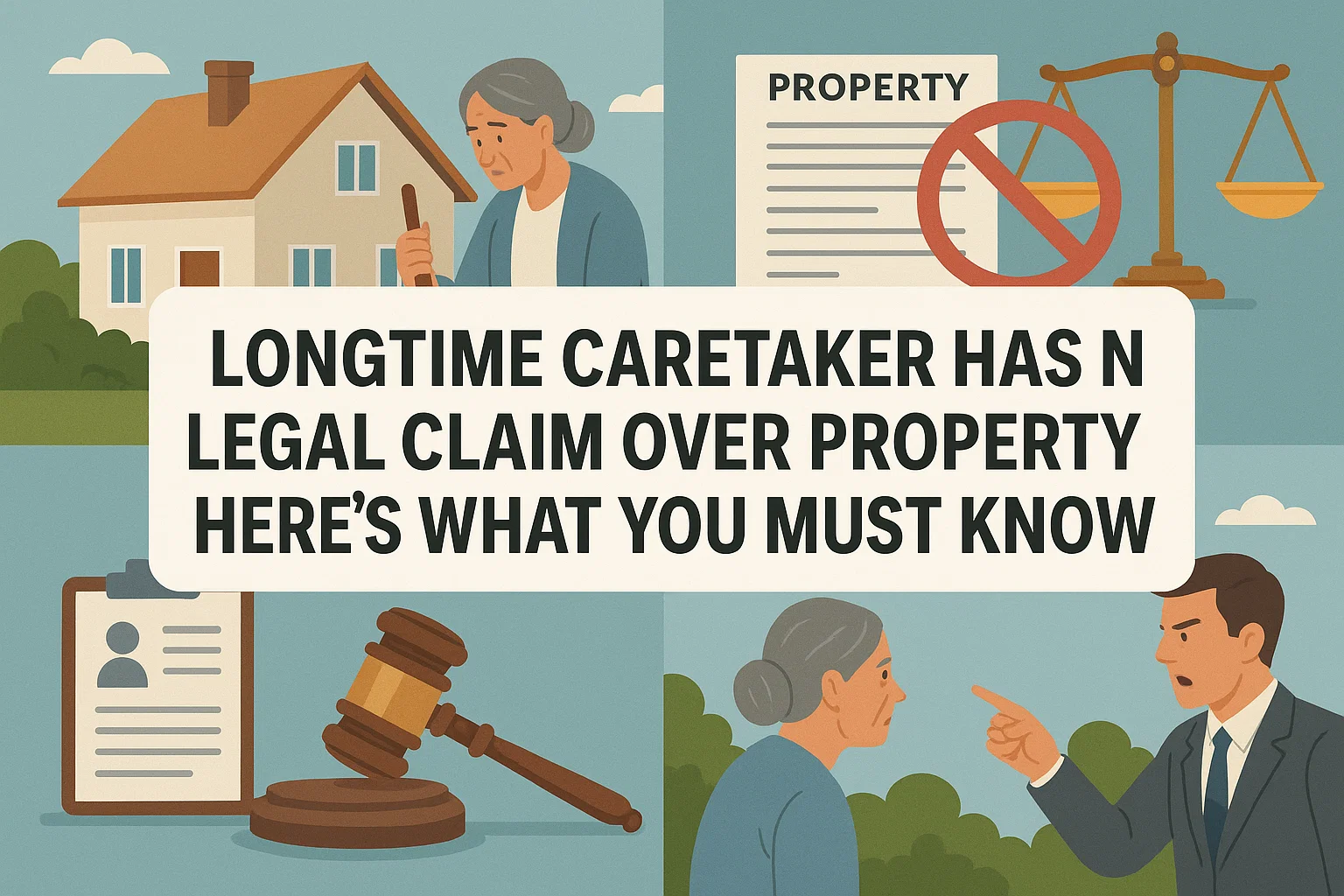 Caretaker Property Rights - Legal Claim Guide - Featured image for legal blog post by LegalParihar
